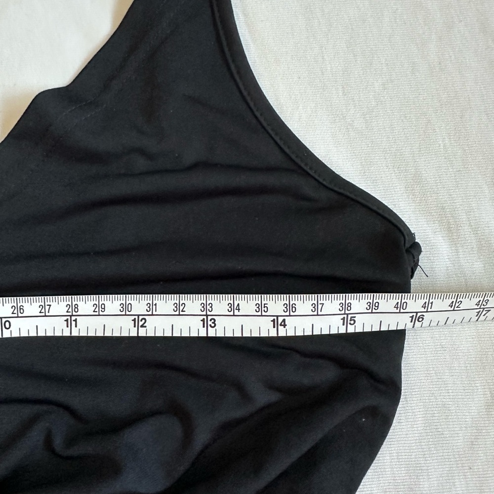 Toby Heart Ginger x Love indie Black Twist-Front Spaghetti Strap Top XS - Picture 8 of 14